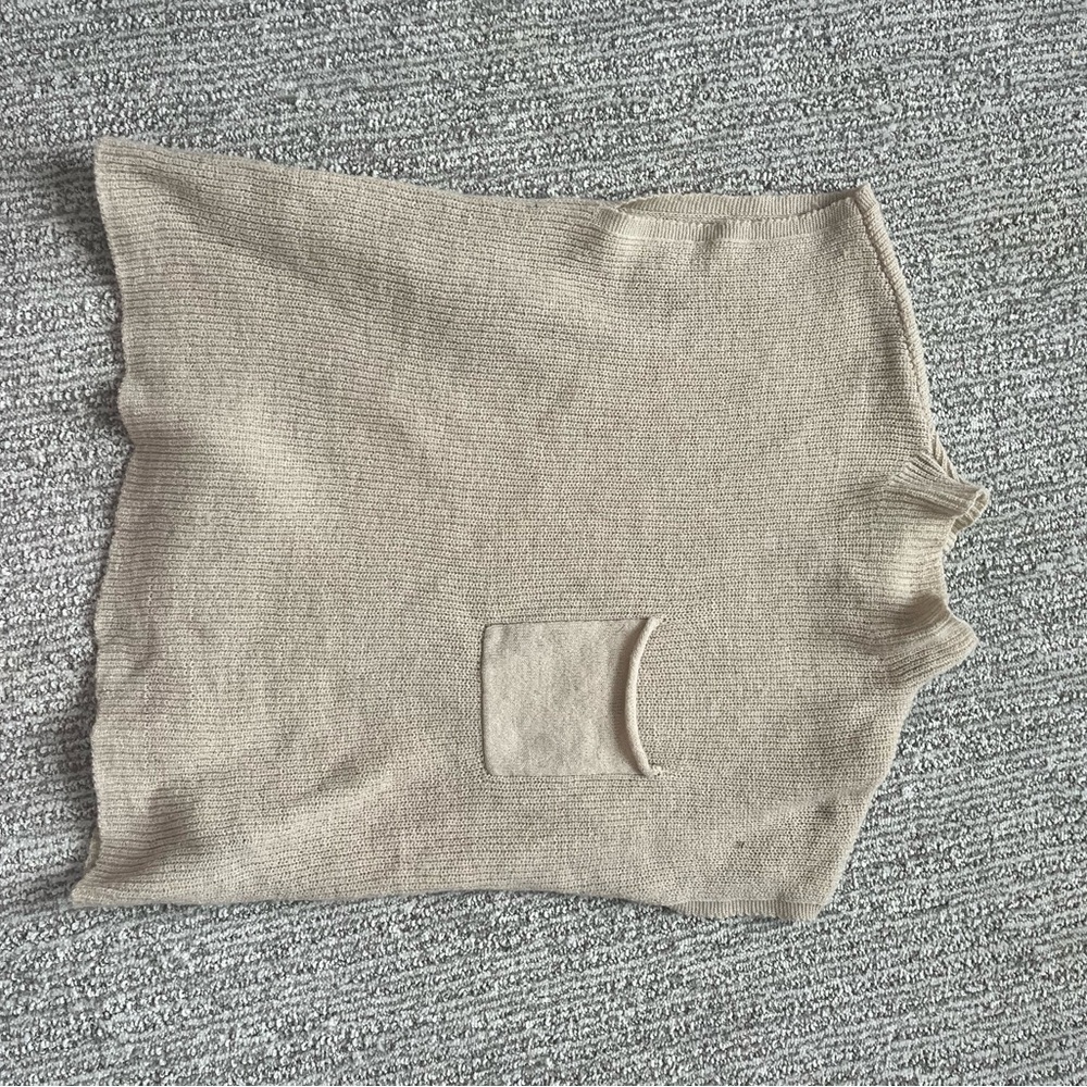 Women Mock Neck Sweater Vest